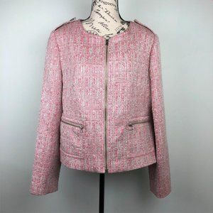 Talbots Pink Women's Jacket Blazer Top Sz 14